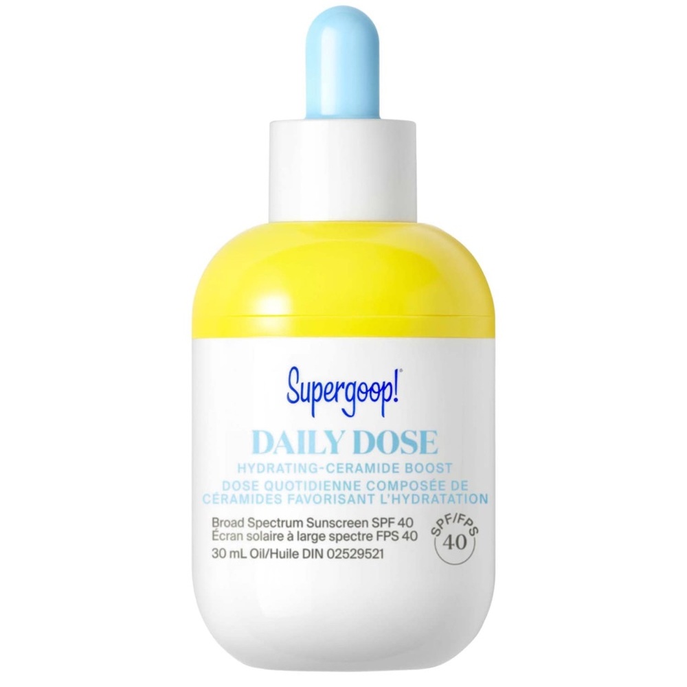 Supergoop! Daily Dose Ceramide Boost Serum - Yellow and Blue